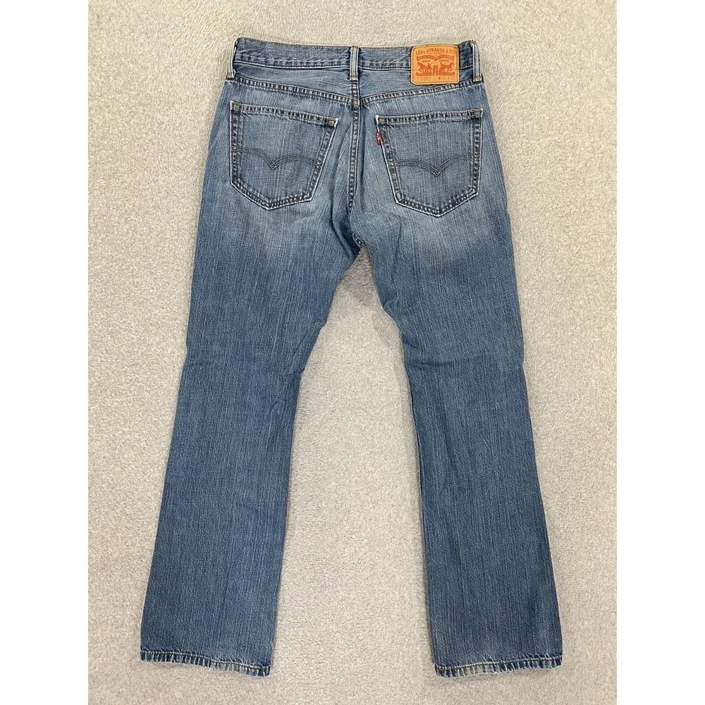 Levi's 527 Jeans Men's 32x32 (31x31) Blue Bootcut Denim Pants Med Wash Mid Rise